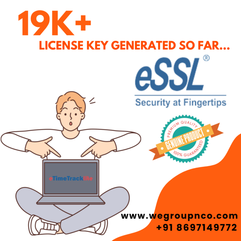 ESSL ETimeTrackLite License Key Activation We Group N Co