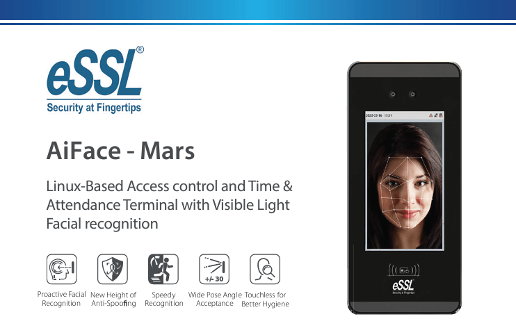 eSSL AIFace Mars With Free eTimeTrackLite